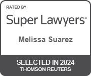 rated by Super Lawyers Melissa Suarez selected in 2024 | Thomson Reuters